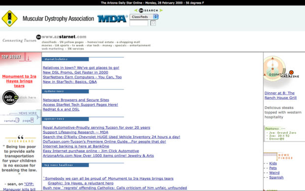 2000 StarNet homepage
